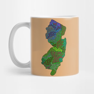 The Garden State - New Jersey - Pop Art Style Mug